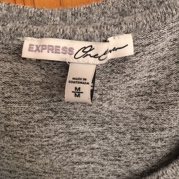 Express OneEleven Gray Shirt - Picture 2 of 5